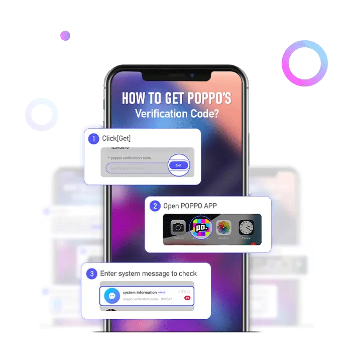 How to get your Poppo verification code